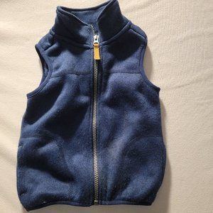 Carter's 2T minky fleece lined vest